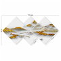 Wallity Conjunto de 4 Cuadros Decorativos de MDF Multicolor